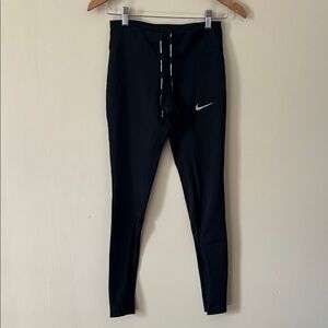 Nike Black Tights with White Logo